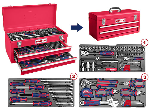 Dwell 105 Pcs tool chest set