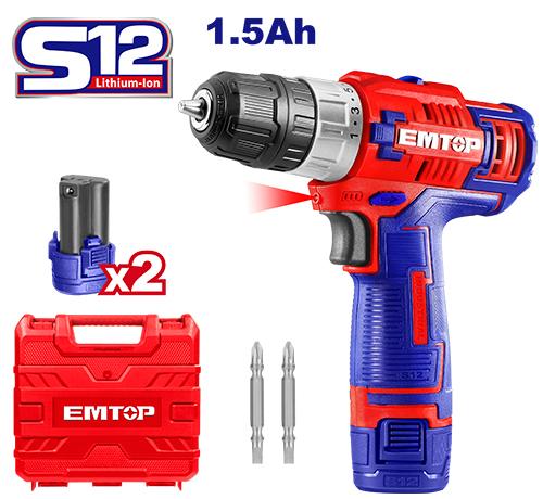 EMTOP Cordless drill ECDL12622